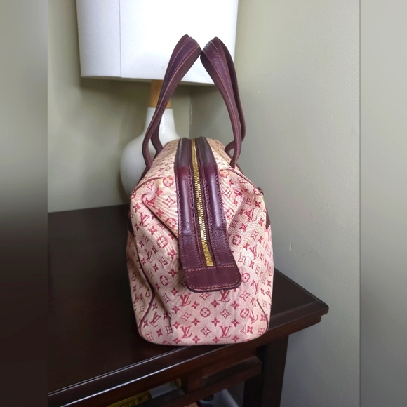 Louis Vuitton Denim Min Lin Josephine GM Bordeaux Monogram, Red - Picture 5 of 11